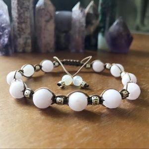 Handmade} Lavender Jade with Aura Quartz & Silver